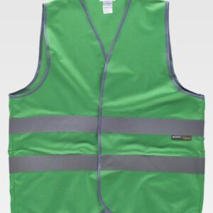 CHALECO BANDAS FLUORESCENTES HVTT03