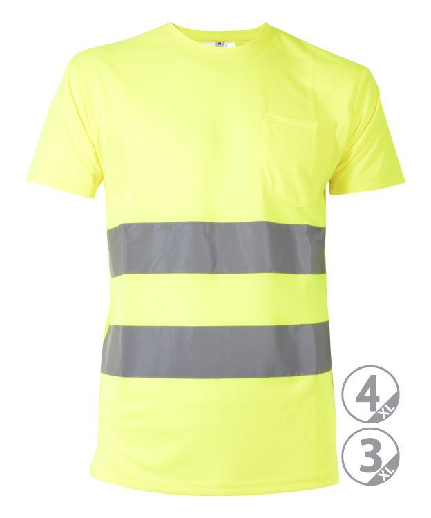 CAMISETA MANGA CORTA ALTA VISIBILIDAD OSAKA - Imagen 3